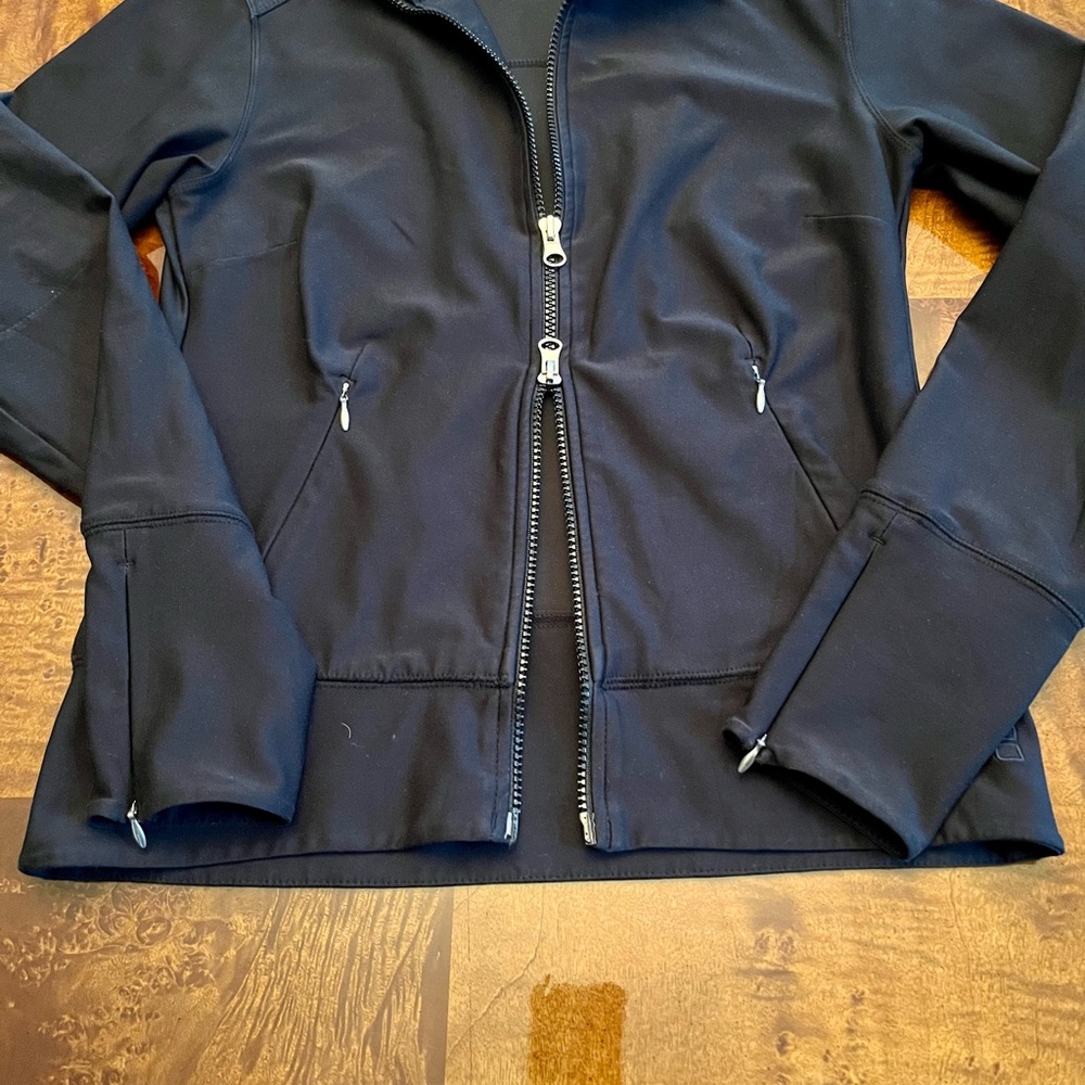 Lucy Athletic Jacket, Black, Size Small - image 4